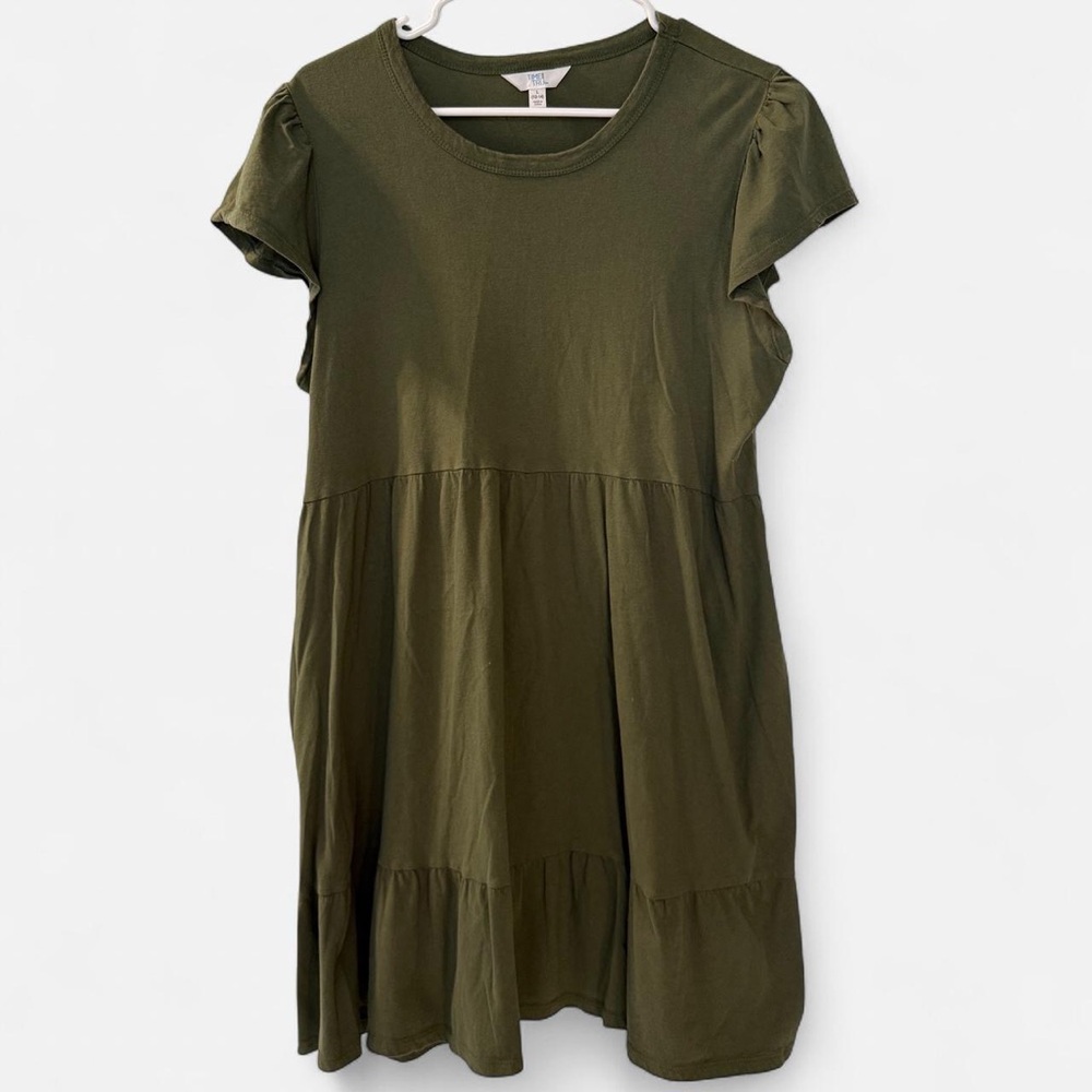 Olive Green T-Shirt Dress | comfy casual